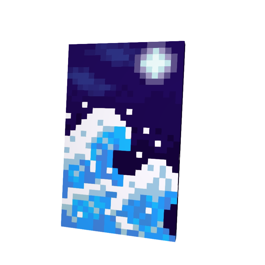 Pixel Wave Cape