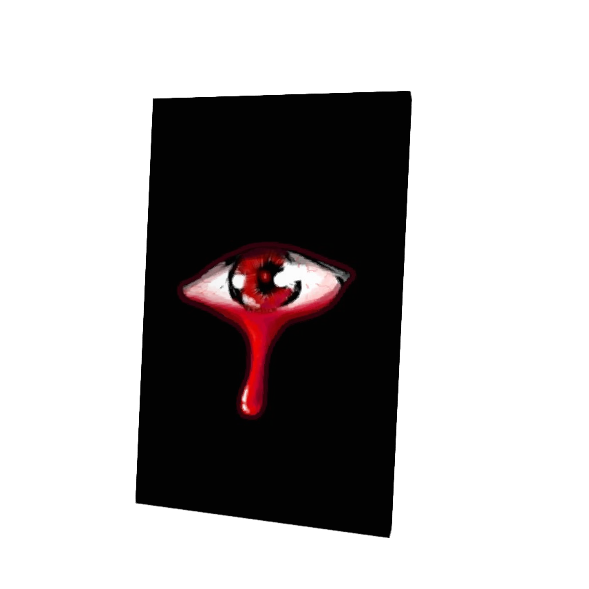 Red Bleeding Eye Cape