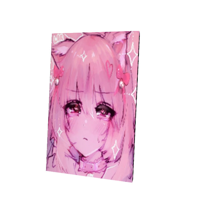 Pink Anime Girl Cape