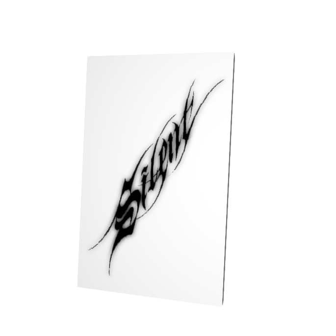 Silent Caligraphj Cape