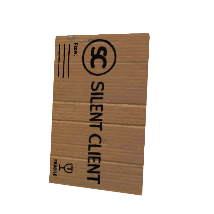 Cardboard Silent Client Cape
